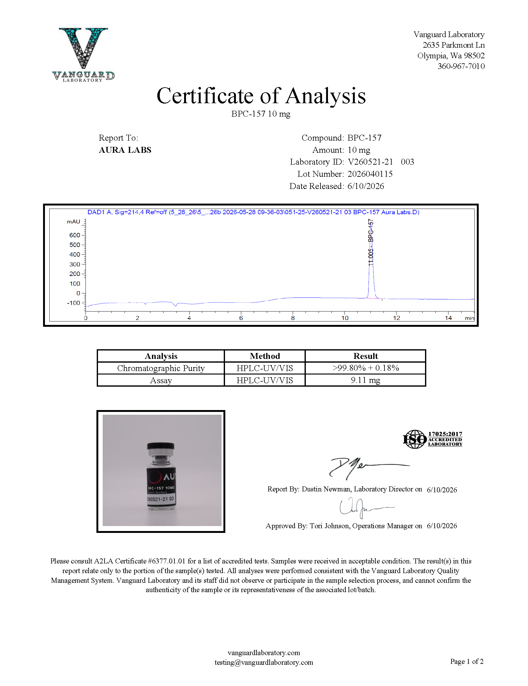 BPC-157 10MG
