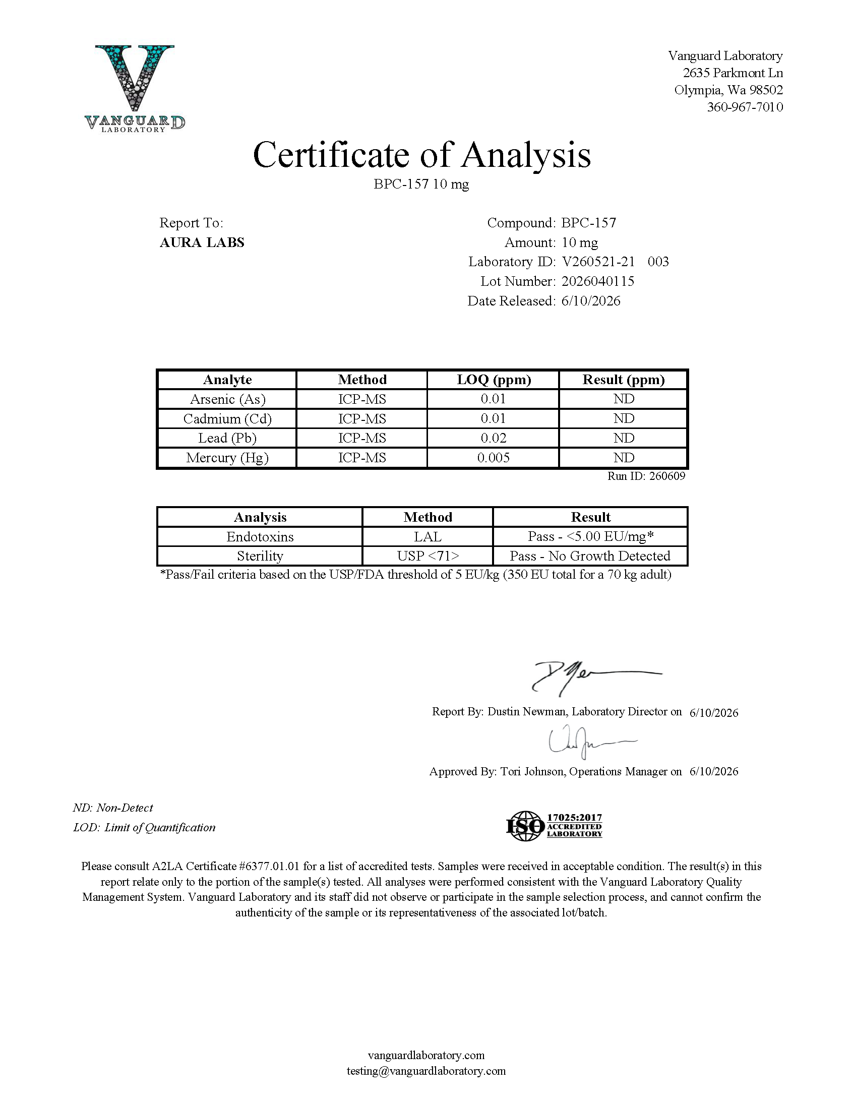 BPC-157 10MG